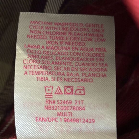 NOBO Multi Plaid Pleated School Girl Mini Skirt Junior Size XL 15-17 #L - Picture 7 of 7